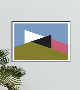Geometric Print 260 by Gary Andrew Clarke