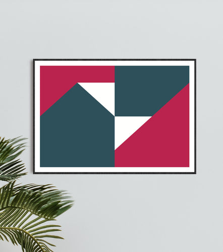 Geometric Print 307 by Gary Andrew Clarke