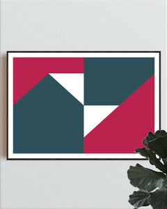 Geometric Print 307 by Gary Andrew Clarke