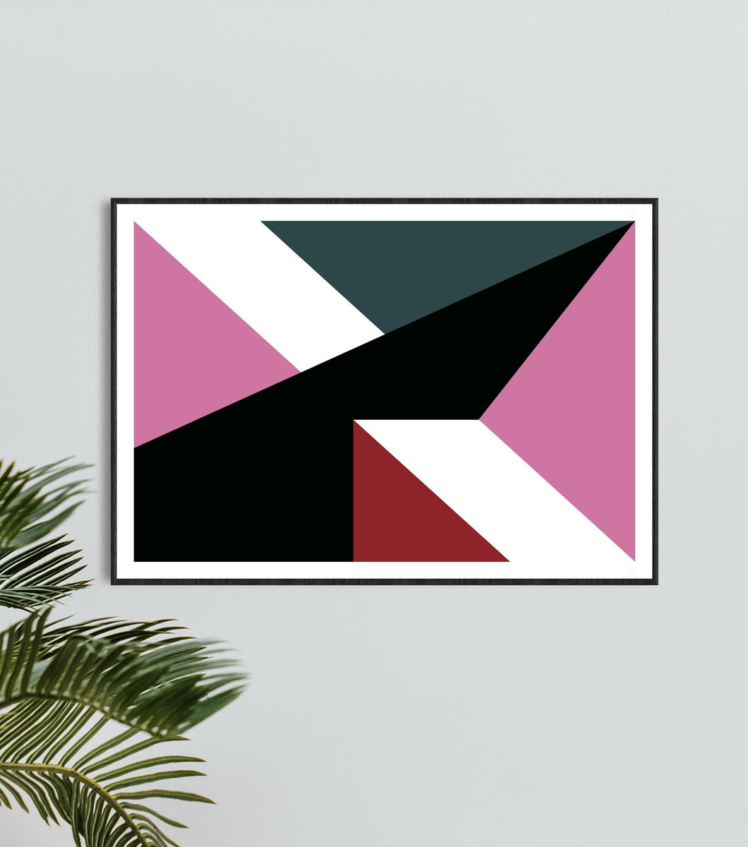 Geometric Print 320 by Gary Andrew Clarke