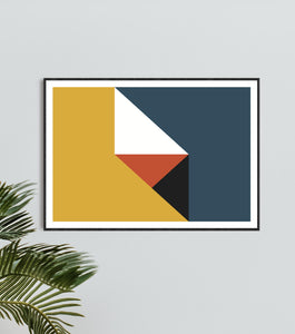 Geometric Print 324 by Gary Andrew Clarke