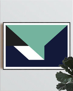 Geometric Print 335 by Gary Andrew Clarke