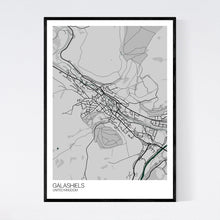 Load image into Gallery viewer, Galashiels City Map Print