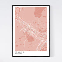 Load image into Gallery viewer, Galashiels City Map Print