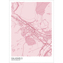 Load image into Gallery viewer, Map of Galashiels, United Kingdom