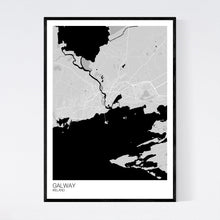 Load image into Gallery viewer, Galway City Map Print