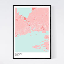 Load image into Gallery viewer, Galway City Map Print