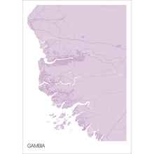 Load image into Gallery viewer, Map of Gambia, 