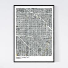 Load image into Gallery viewer, Garden Grove City Map Print