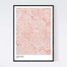 Load image into Gallery viewer, Garland City Map Print