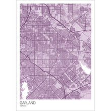 Load image into Gallery viewer, Map of Garland, Texas