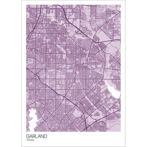 Map of Garland, Texas