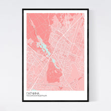 Load image into Gallery viewer, Gatchina City Map Print