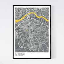 Load image into Gallery viewer, Gateshead City Map Print