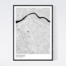 Load image into Gallery viewer, Gateshead City Map Print