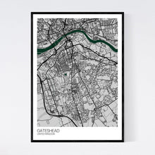 Load image into Gallery viewer, Gateshead City Map Print
