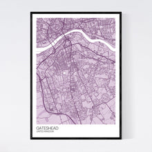 Load image into Gallery viewer, Gateshead City Map Print