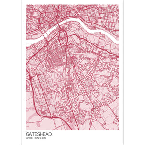 Map of Gateshead, United Kingdom