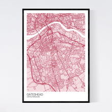 Load image into Gallery viewer, Map of Gateshead, United Kingdom