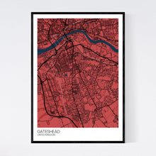 Load image into Gallery viewer, Gateshead City Map Print