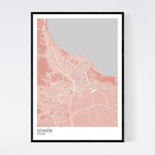 Load image into Gallery viewer, Gdańsk City Map Print