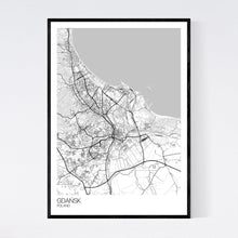 Load image into Gallery viewer, Gdańsk City Map Print