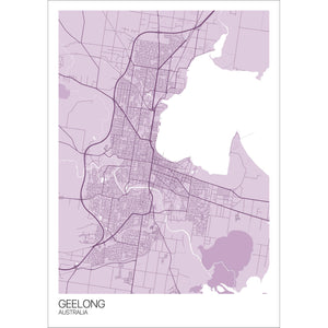 Map of Geelong, Australia