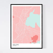 Load image into Gallery viewer, Geelong City Map Print