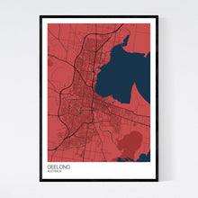 Load image into Gallery viewer, Geelong City Map Print