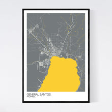 Load image into Gallery viewer, General Santos City Map Print