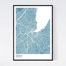 Load image into Gallery viewer, Geneva City Map Print