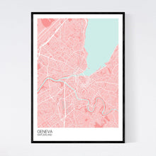 Load image into Gallery viewer, Geneva City Map Print