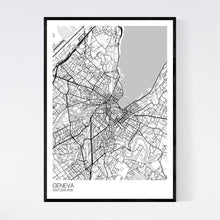 Load image into Gallery viewer, Geneva City Map Print