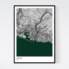 Load image into Gallery viewer, Genoa City Map Print