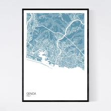 Load image into Gallery viewer, Genoa City Map Print