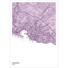 Load image into Gallery viewer, Map of Genoa, Italy