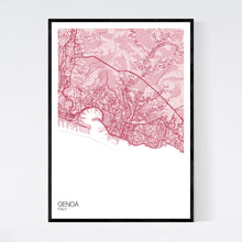 Load image into Gallery viewer, Genoa City Map Print