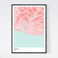 Load image into Gallery viewer, Genoa City Map Print