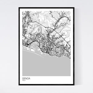 Genoa City Map Print