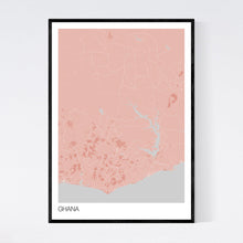 Load image into Gallery viewer, Map of Ghana, 