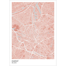 Load image into Gallery viewer, Map of Ghent, Belgium