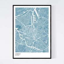 Load image into Gallery viewer, Ghent City Map Print