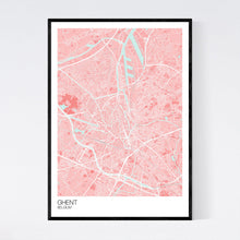 Load image into Gallery viewer, Ghent City Map Print