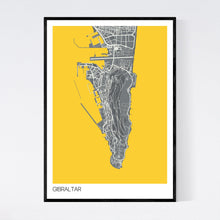 Load image into Gallery viewer, Gibraltar Region Map Print