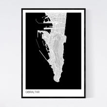 Load image into Gallery viewer, Gibraltar Region Map Print