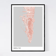 Load image into Gallery viewer, Gibraltar Region Map Print