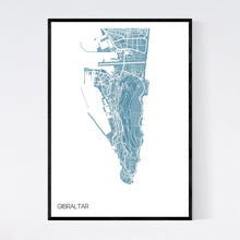 Load image into Gallery viewer, Gibraltar Region Map Print