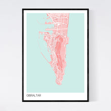 Load image into Gallery viewer, Gibraltar Region Map Print