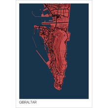 Load image into Gallery viewer, Map of Gibraltar, 
