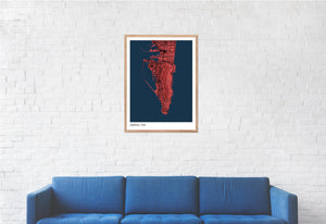 Map of Gibraltar, 